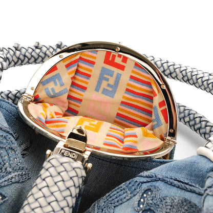 Fendi Denim Squirrel Embroidered Spy Blue 9 of 9