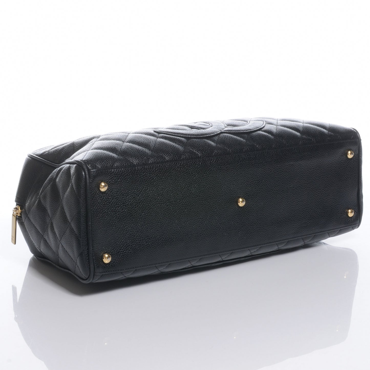 Caviar Quilted Boston Black
