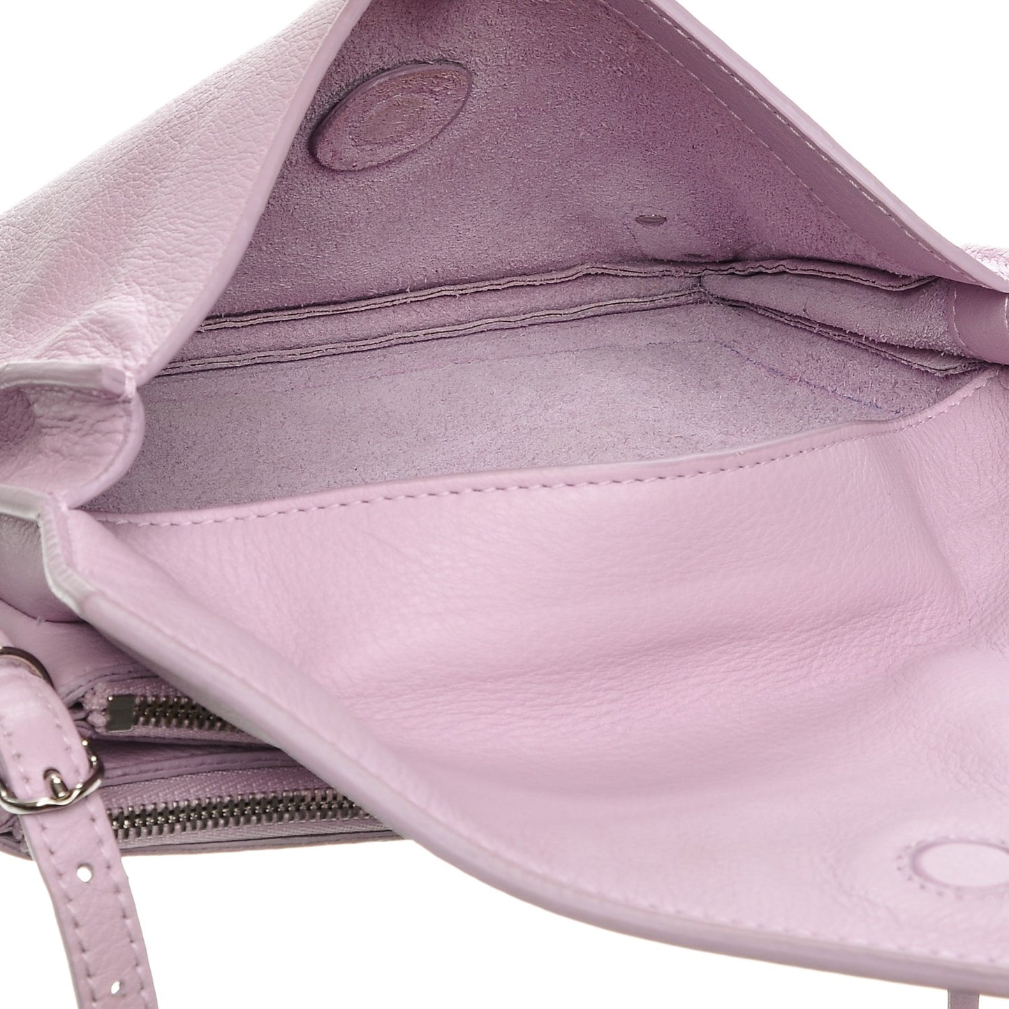 Calfskin Papier Mini Triple Crossbody Rose Orchid
