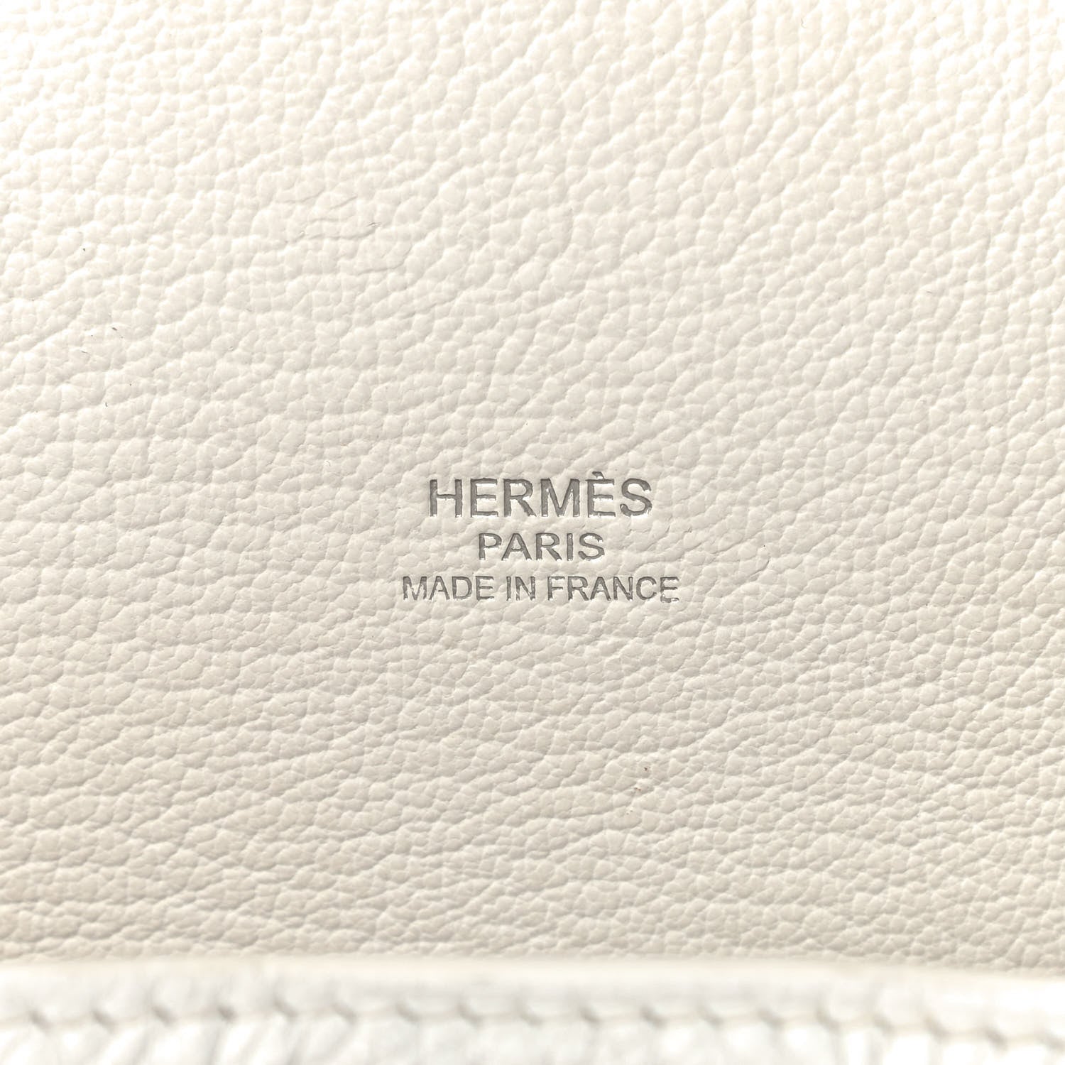 Hermes Taurillon Clemence Jypsiere 28 White 7 of 13
