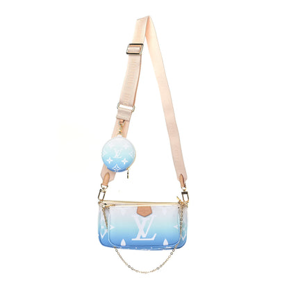 Louis Vuitton Monogram Giant By The Pool Multi Pochette Accessories Blue 1 of 11