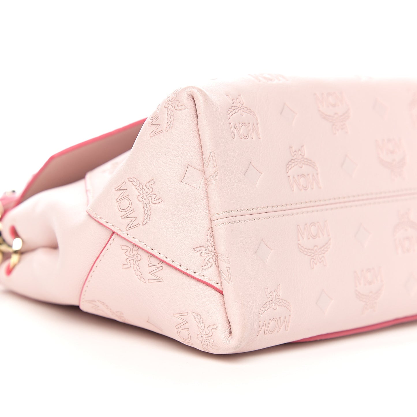 Calfskin Ottomar Essential Flap Shoulder Bag Pink Blush