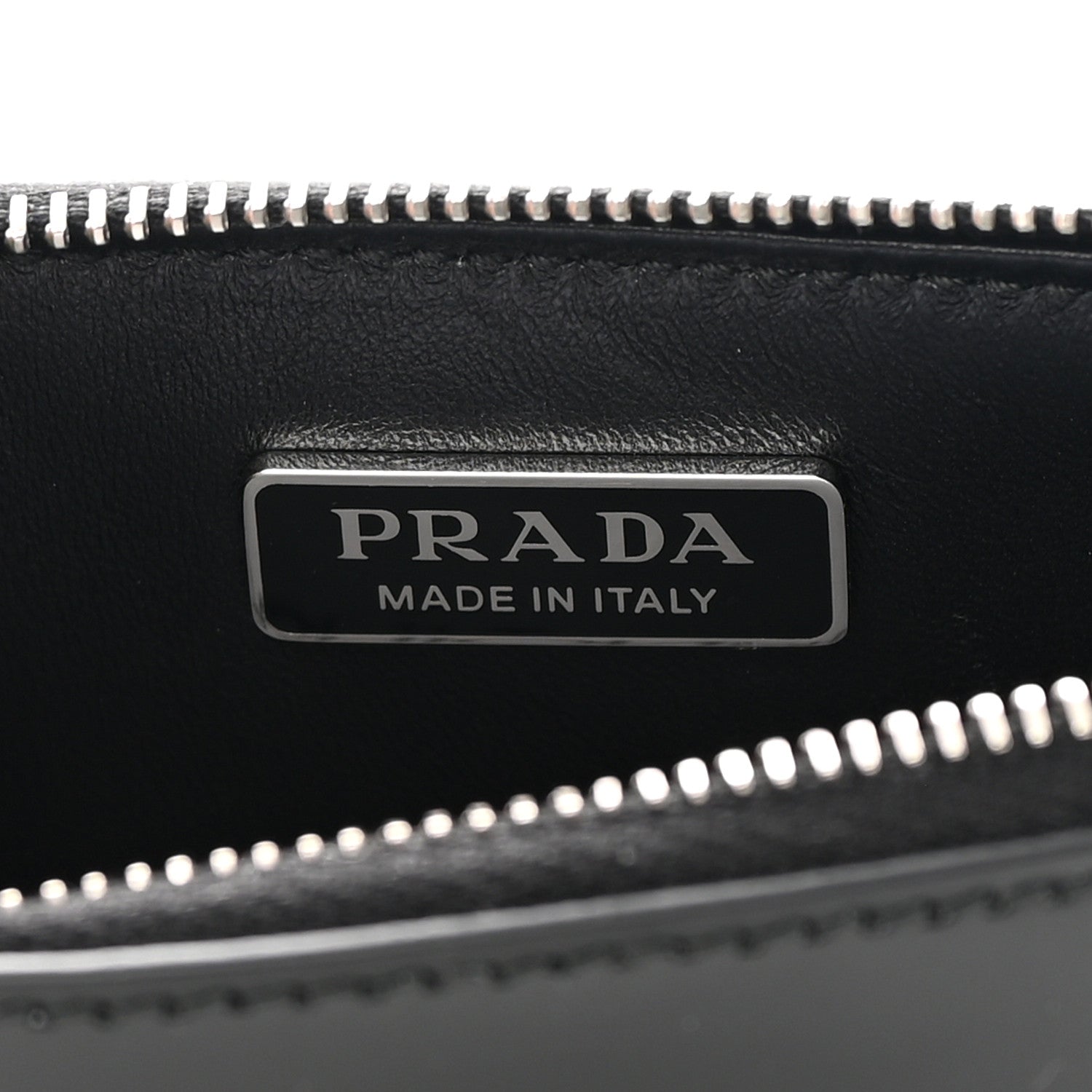 Prada Spazzolato Mini Shoulder Bag Black 6 of 11