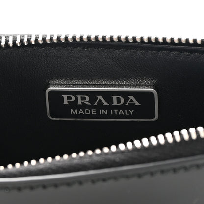 Prada Spazzolato Mini Shoulder Bag Black 6 of 11