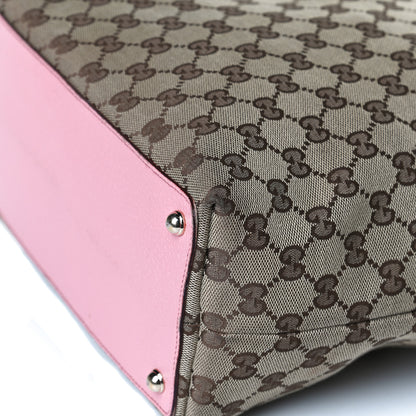 Gucci Monogram Large Eclipse Tote Pink 13 of 14