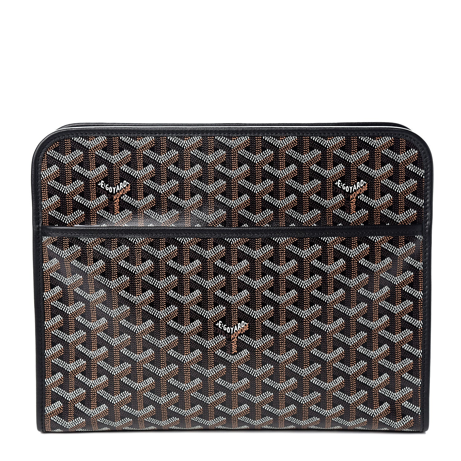 Goyard Goyardine Jouvence GM Toiletry Pouch Black 1 of 6