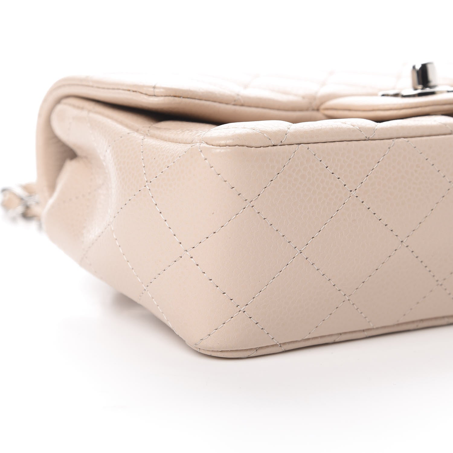 Chanel Caviar Quilted Mini Rectangular Flap Light Pink 9 of 12