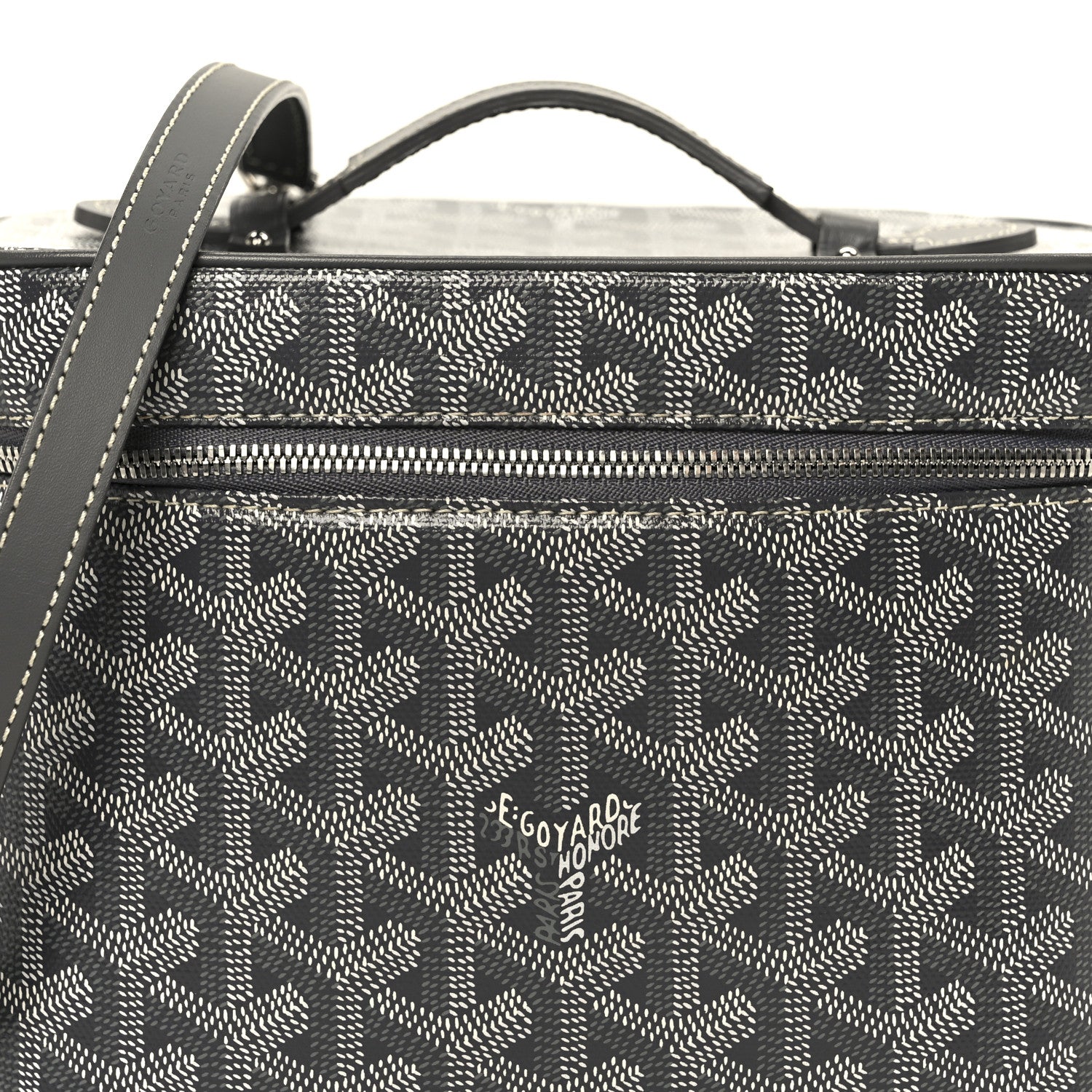 Goyard Goyardine Muse Vanity Case Grey 1845564 – FASHIONPHILE