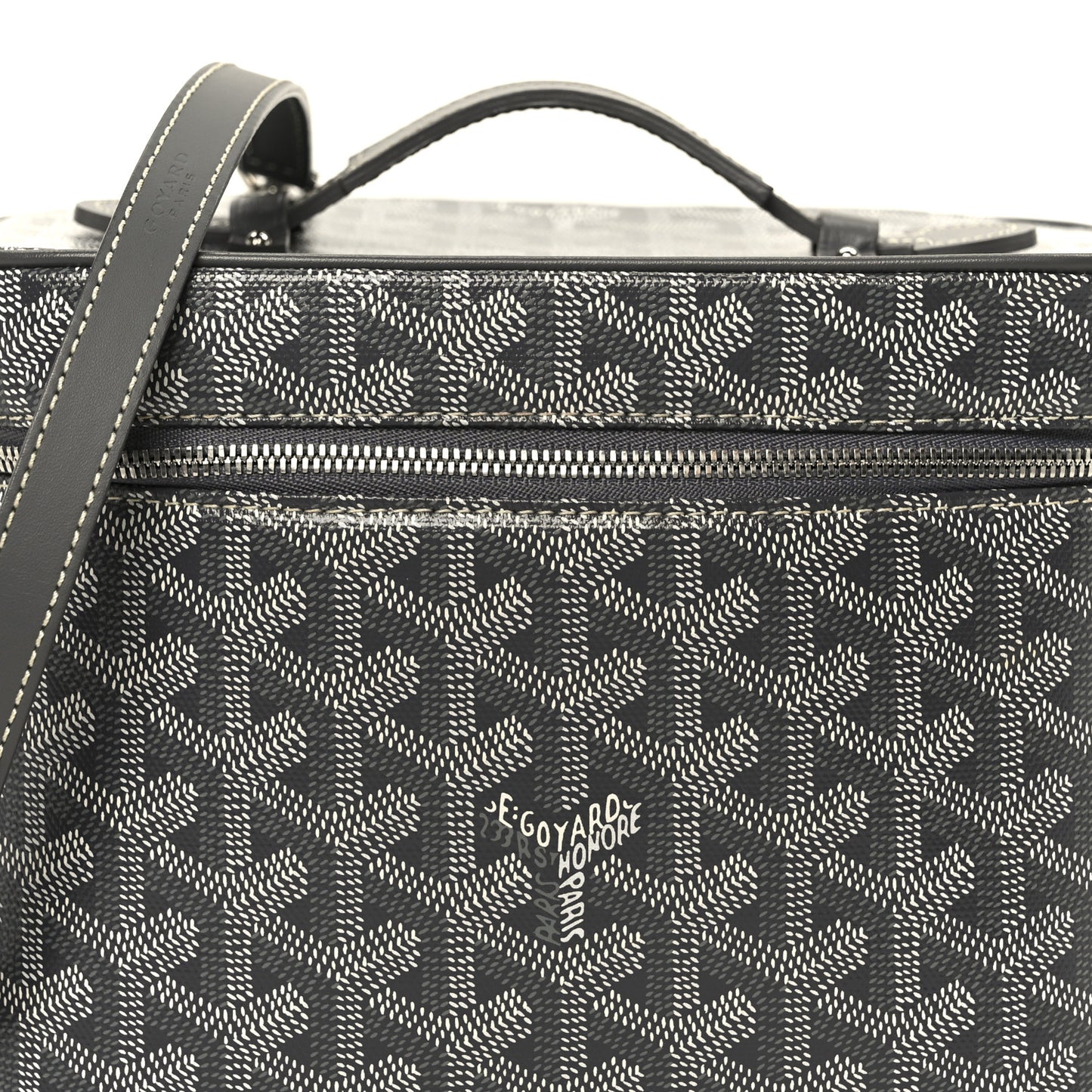 Goyardine Muse Vanity Case Grey