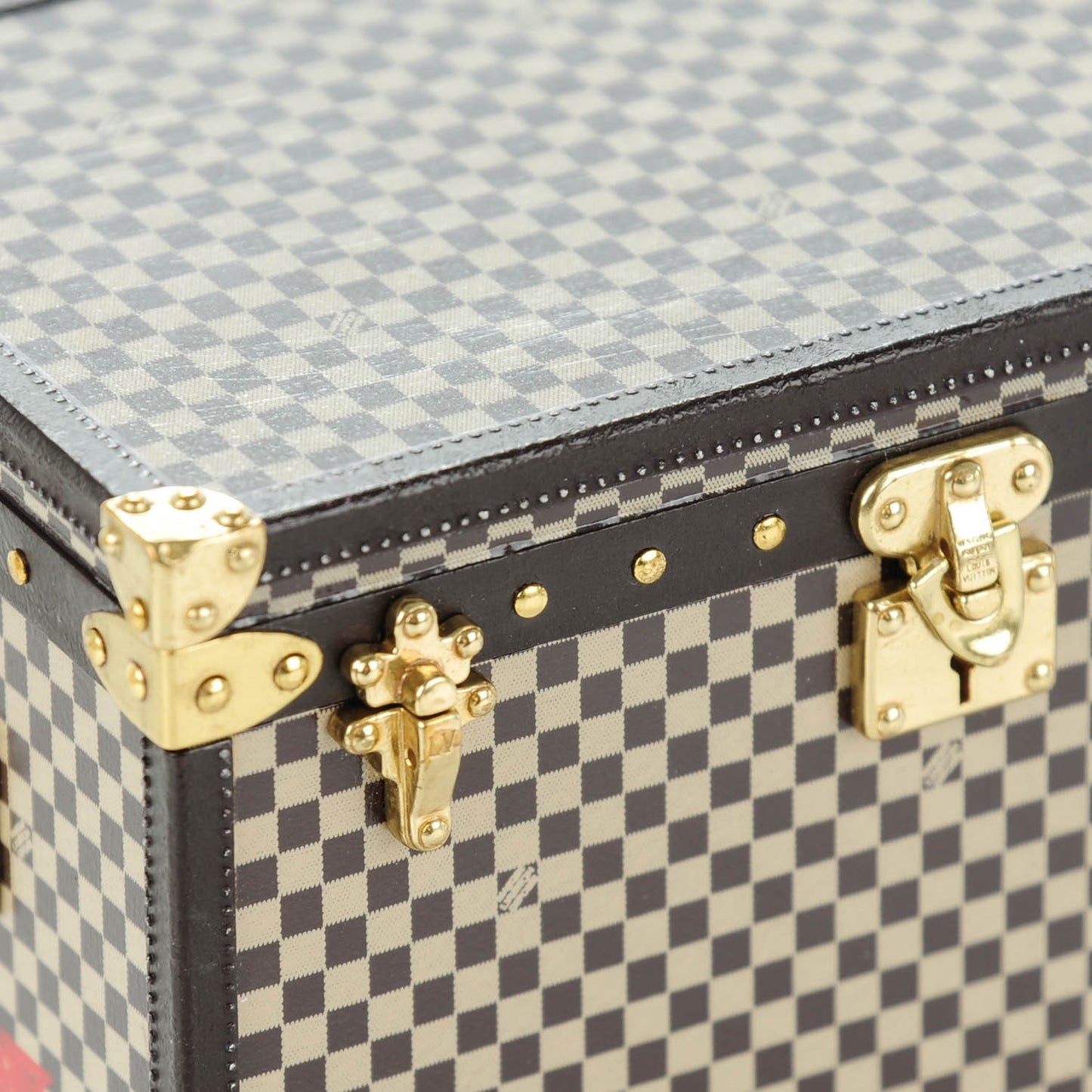 Damier 1895 Ladies Hat Trunk Mini Malle Chapeaux Jewelry Box