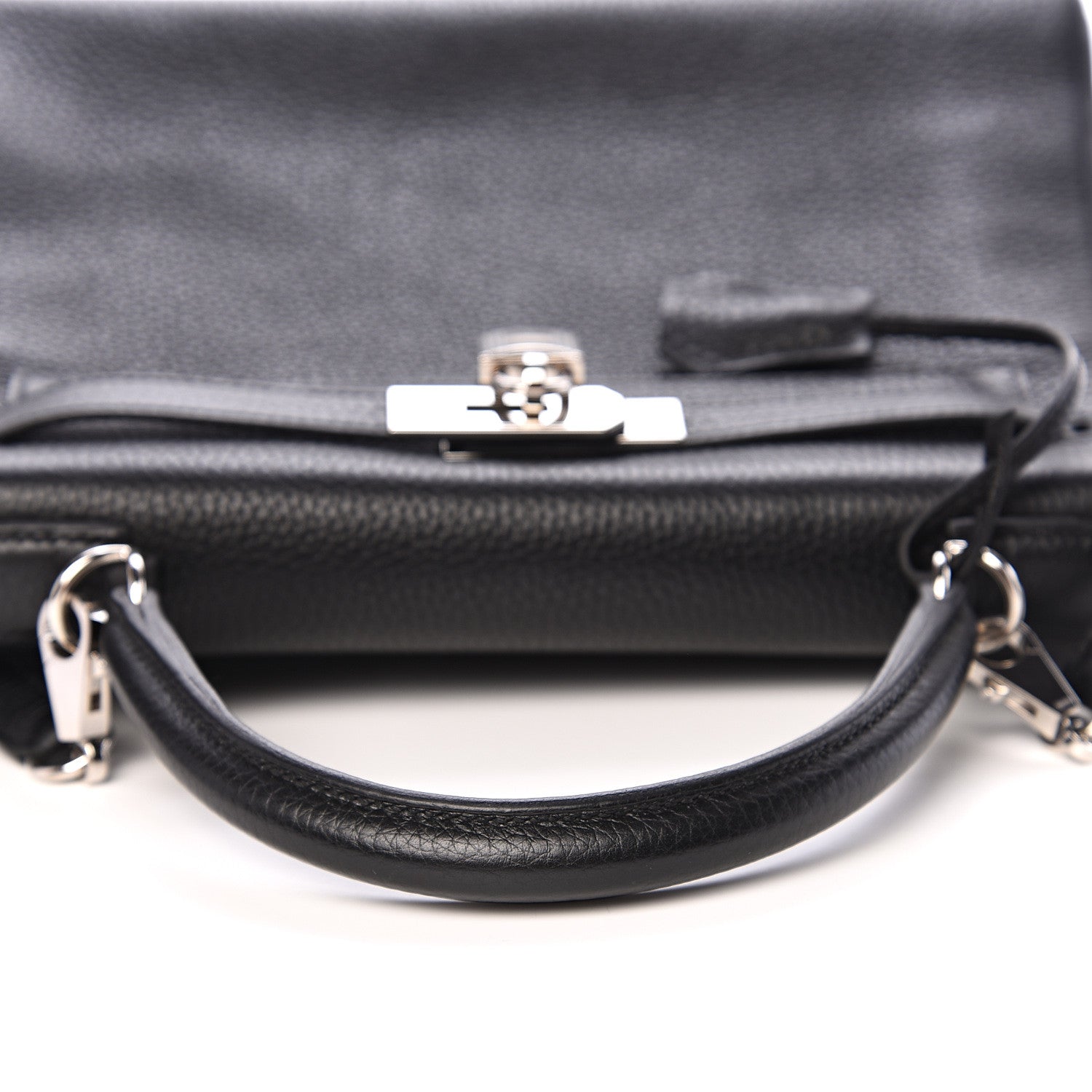 Hermes Taurillon Clemence Kelly Retourne 28 Black 27 of 38
