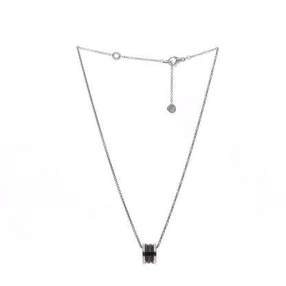 Bulgari Sterling Silver Ceramic Save The Children Pendant Necklace 4 of 11