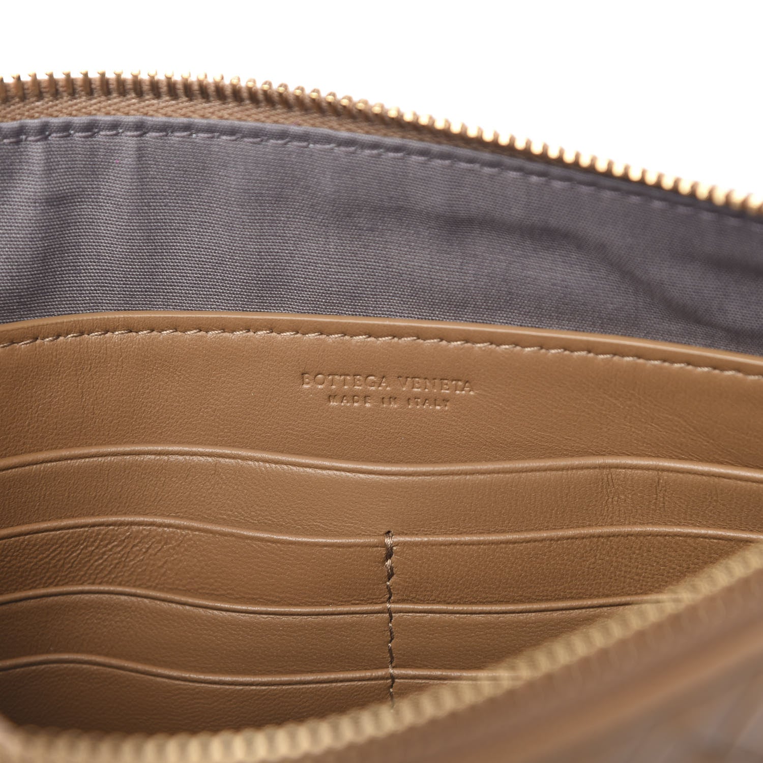Bottega Veneta Nappa Intrecciato Pouch Brown 5 of 6