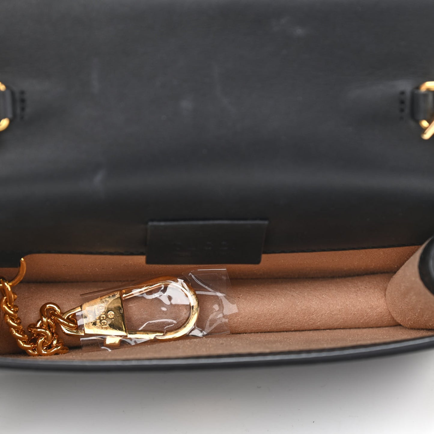 Calfskin Super Mini Sylvie Chain Shoulder Bag Black