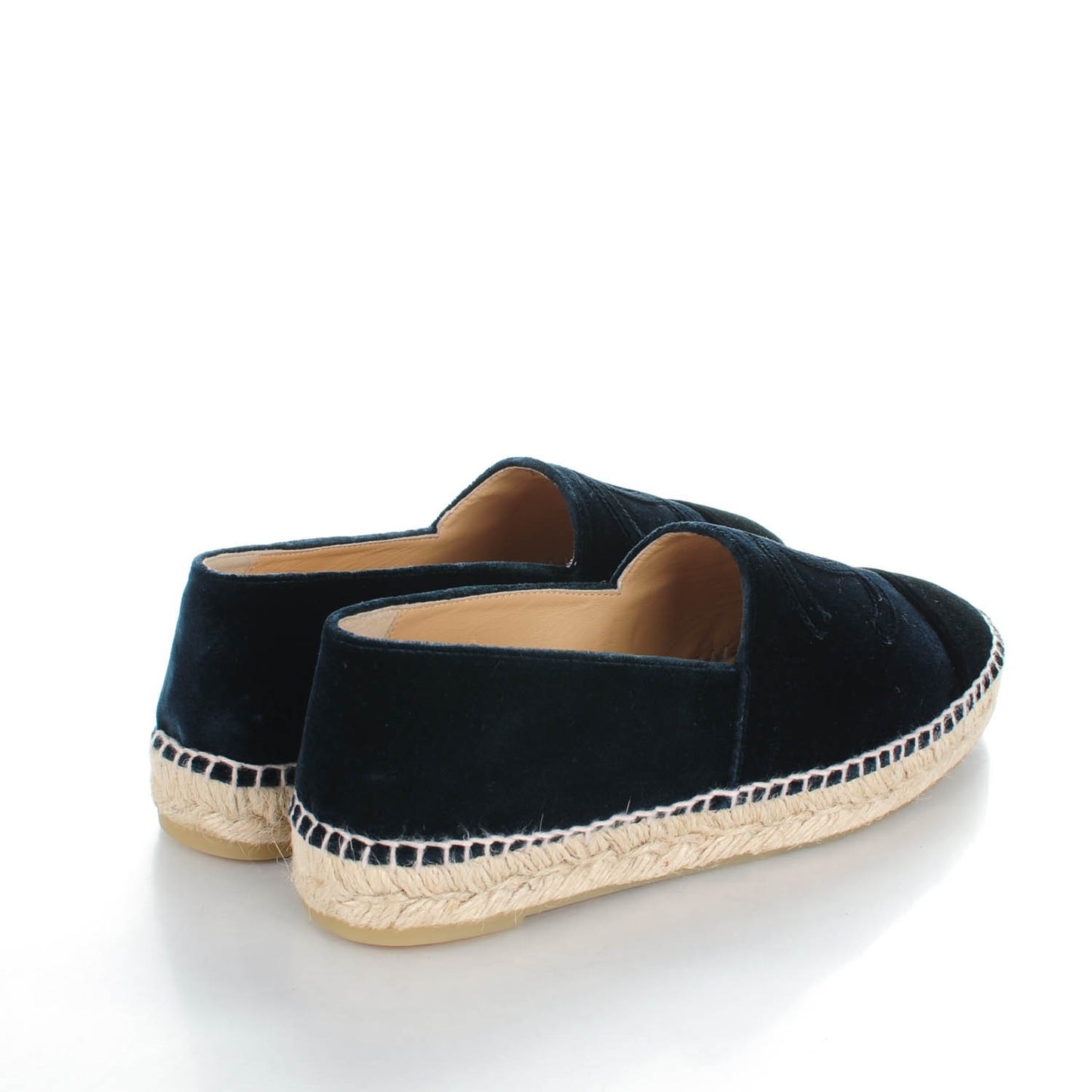 Velvet CC Espadrilles 39 Dark Navy Black