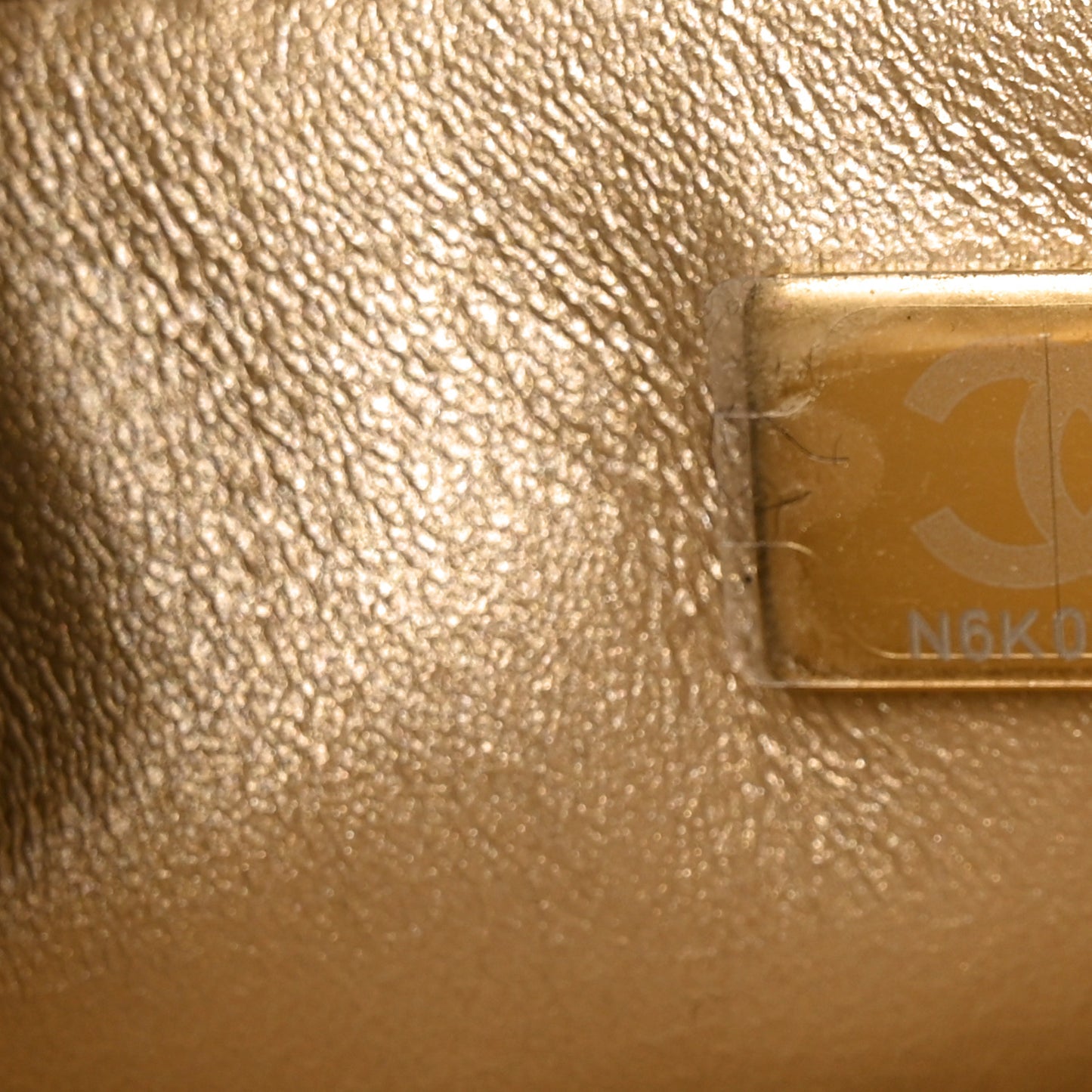 Shiny Lambskin Quilted Pearl Logo Waist Bag Black