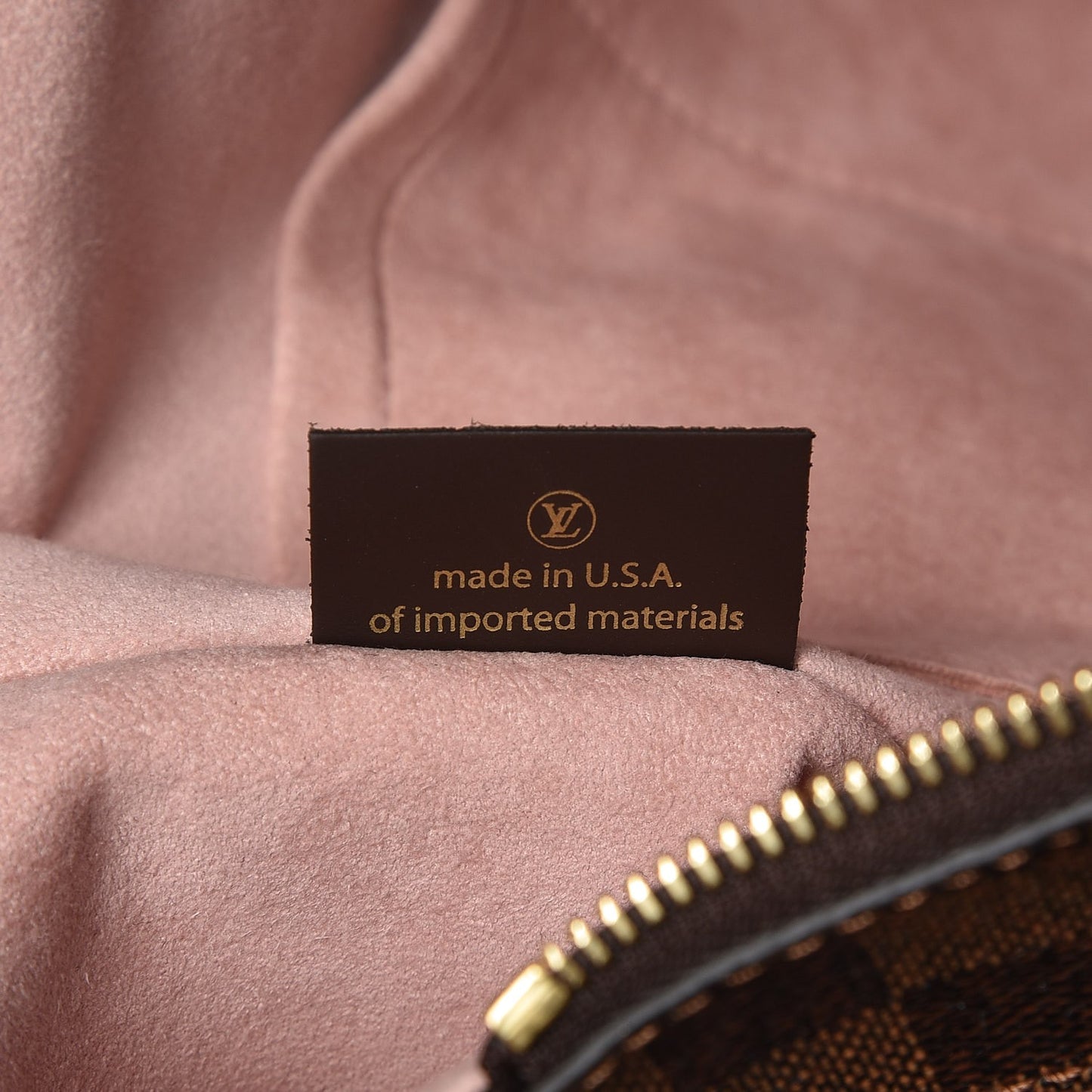 Cuir Taurillon Damier Ebene Normandy Magnolia