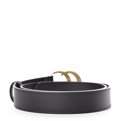Gucci Calfskin Double G 30mm Belt 75 30 Black 3 of 7