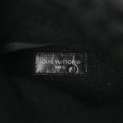 Louis Vuitton Suede Calfskin Shearling Snowdrop Flat Ankle Boot 40 Black 8 of 9