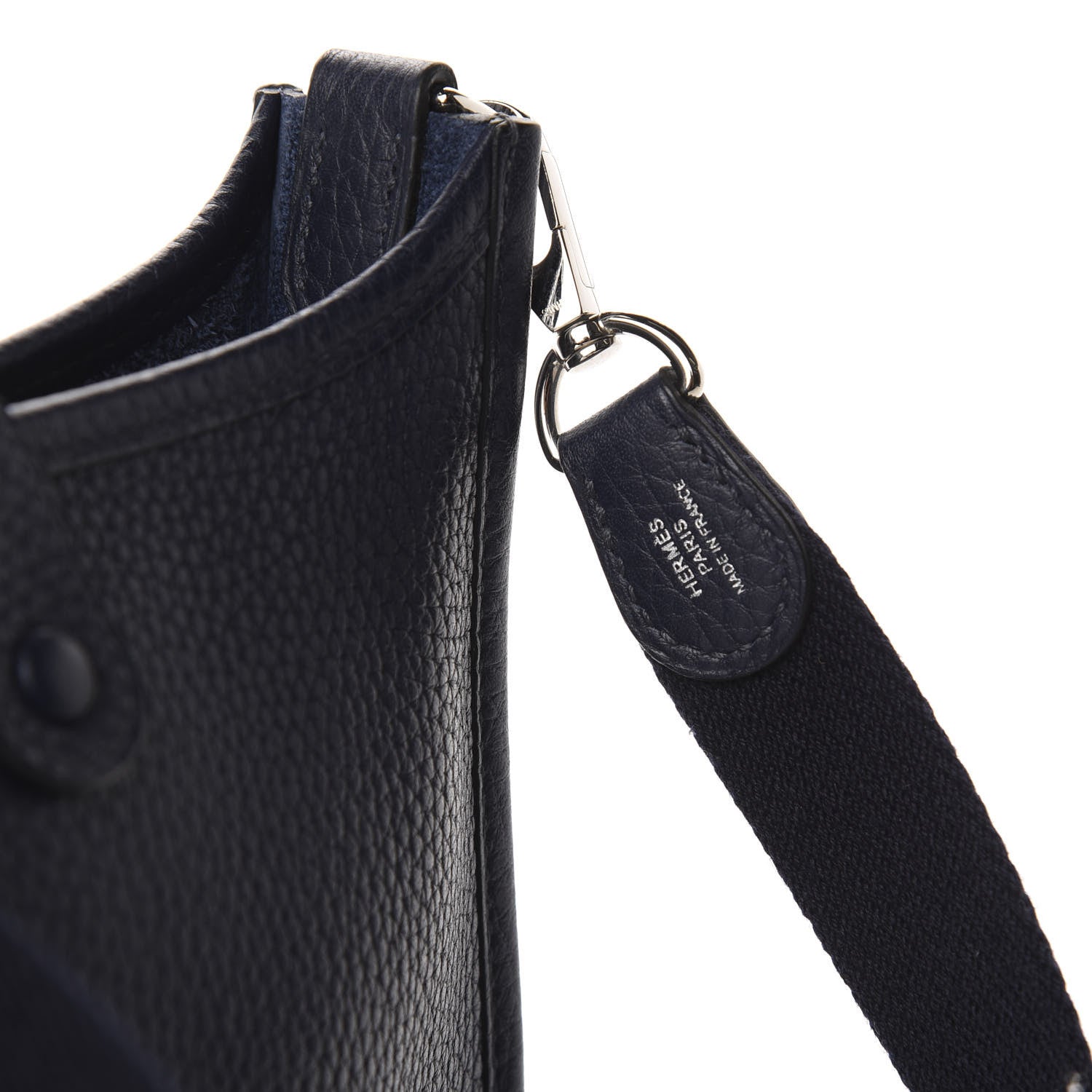 Hermes Taurillon Clemence Evelyne TPM Bleu Nuit 9 of 11