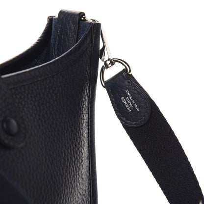 Hermes Taurillon Clemence Evelyne TPM Bleu Nuit 9 of 11