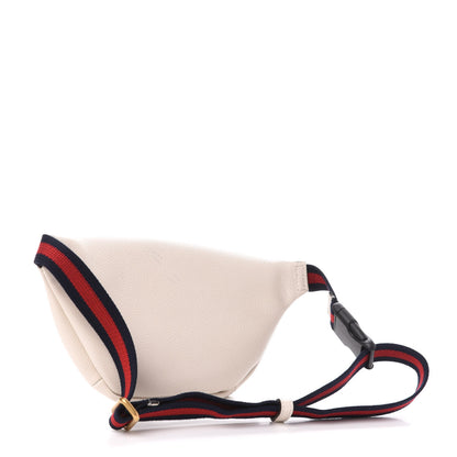 Gucci Grained Calfskin Small Logo Belt Bag White 3 of 12