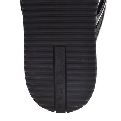 Prada Vernice Soft Thong Sandals 36 Black 8 of 15