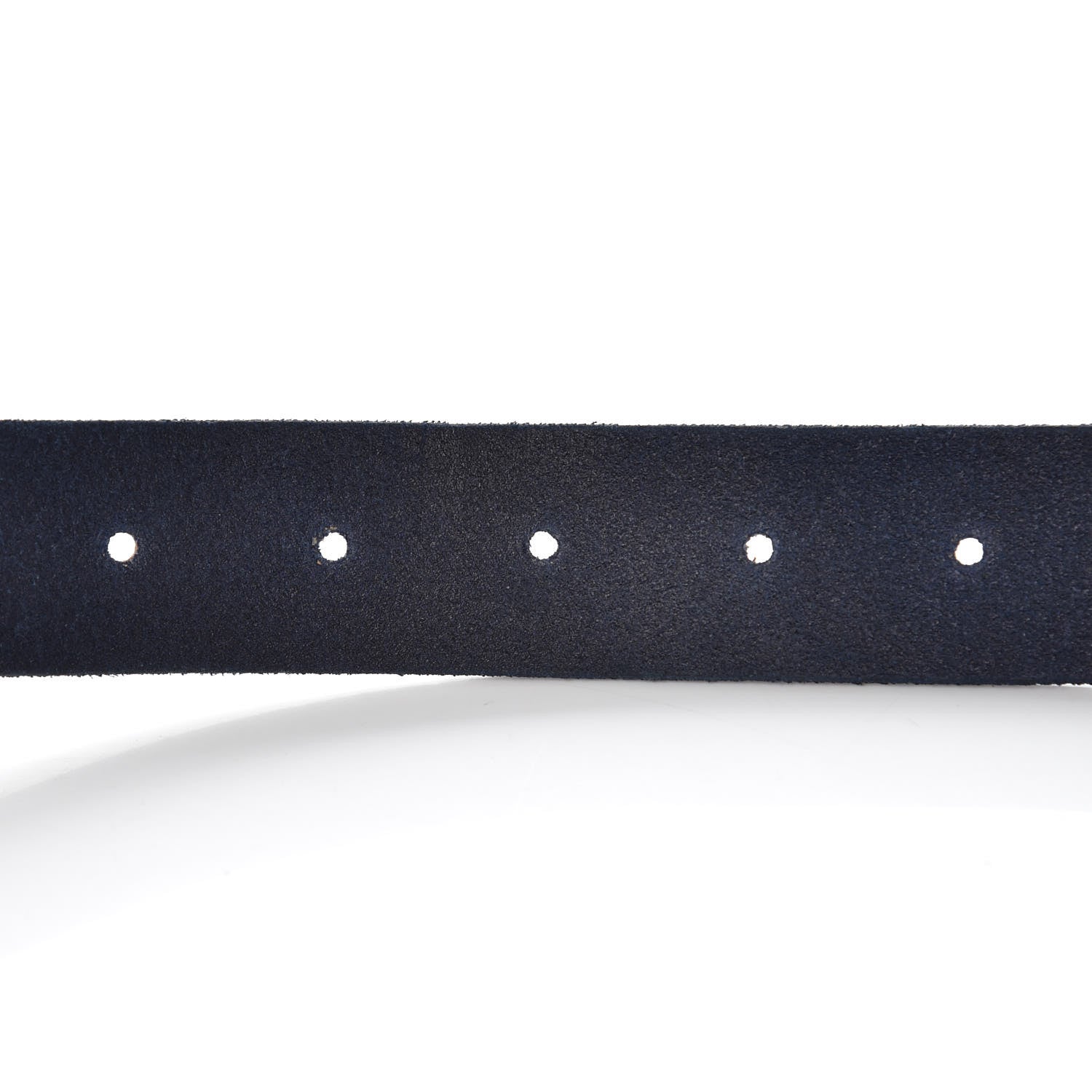 Gucci Cuoio Toscano Nickel Double G 30mm Belt 90 36 Blue 6 of 8