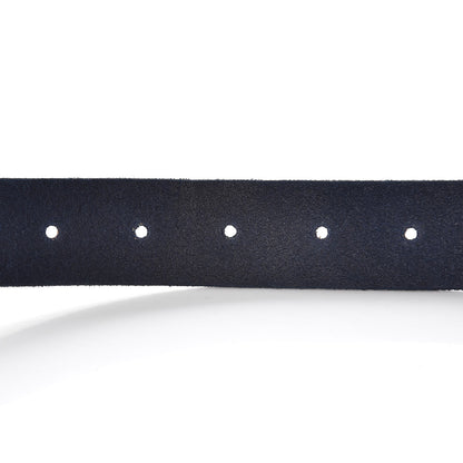 Gucci Cuoio Toscano Nickel Double G 30mm Belt 90 36 Blue 6 of 8