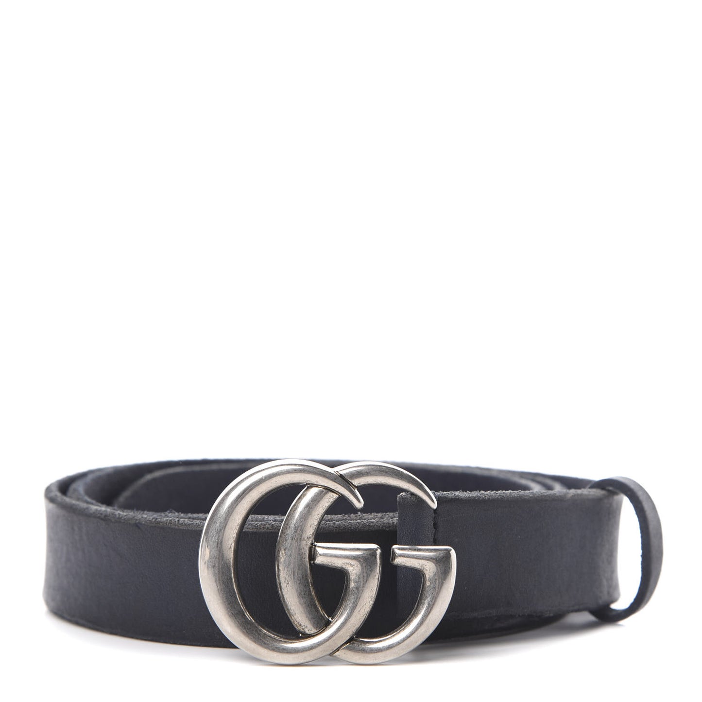 Cuoio Toscano Nickel Double G 30mm Belt 95 38 Blue