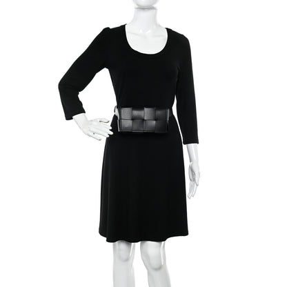 Bottega Veneta Nappa Maxi Intreccio The Belt Cassette Bag Black 2 of 10