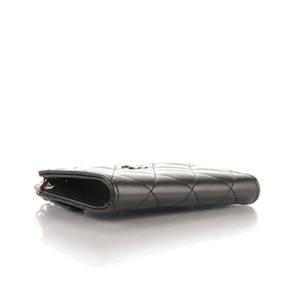 Chanel Lambskin Quilted Key Holder Case Black 4 of 7