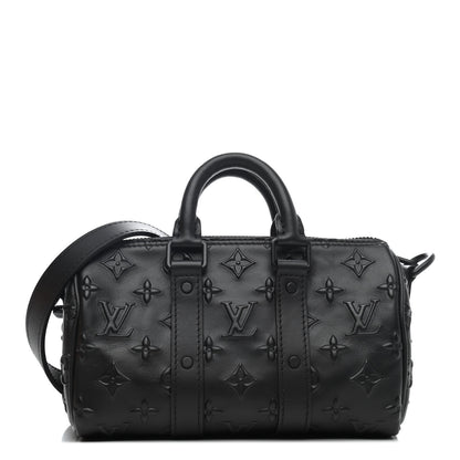 Louis Vuitton Monogram Seal Keepall XS Black 1 of 4