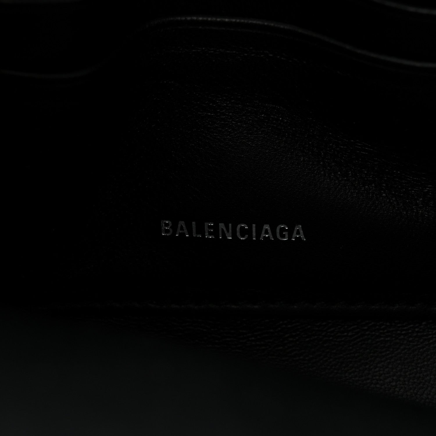 Balenciaga Glitter M Triangle Pouch Argent Black 6 of 10