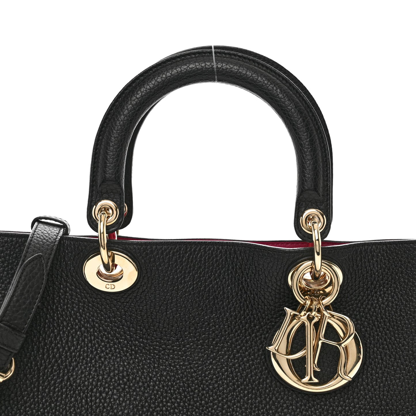 Bullcalf Medium Diorissimo Tote Black Rose Indien