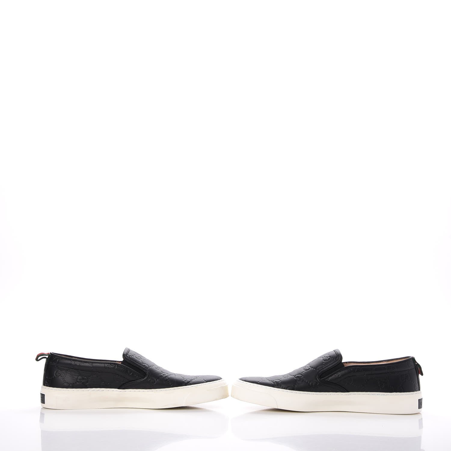 Gucci Guccissima Dublin Slip On Sneakers 38 Black 6 of 14