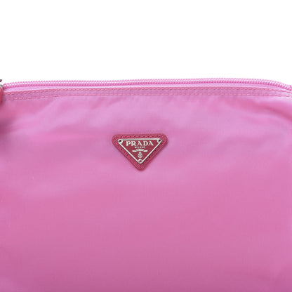 Prada Nylon Vela Cosmetic Pouch Begonia 8 of 10