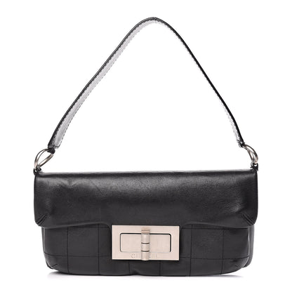 Chanel Calfskin Square Stitched Mademoiselle Shoulder Bag Black 1 of 20