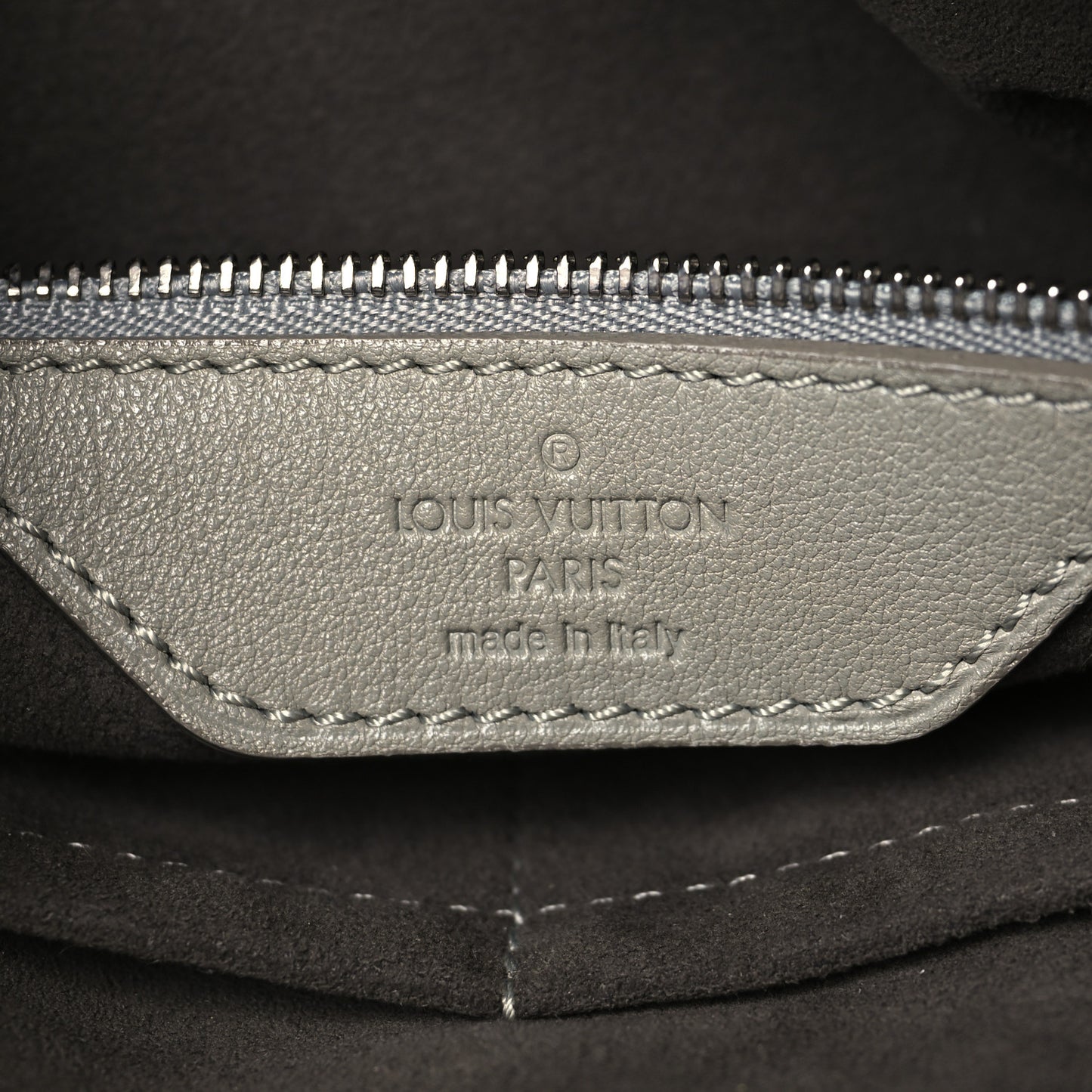 Monogram Lambskin Antheia IXIA PM Gris Clair