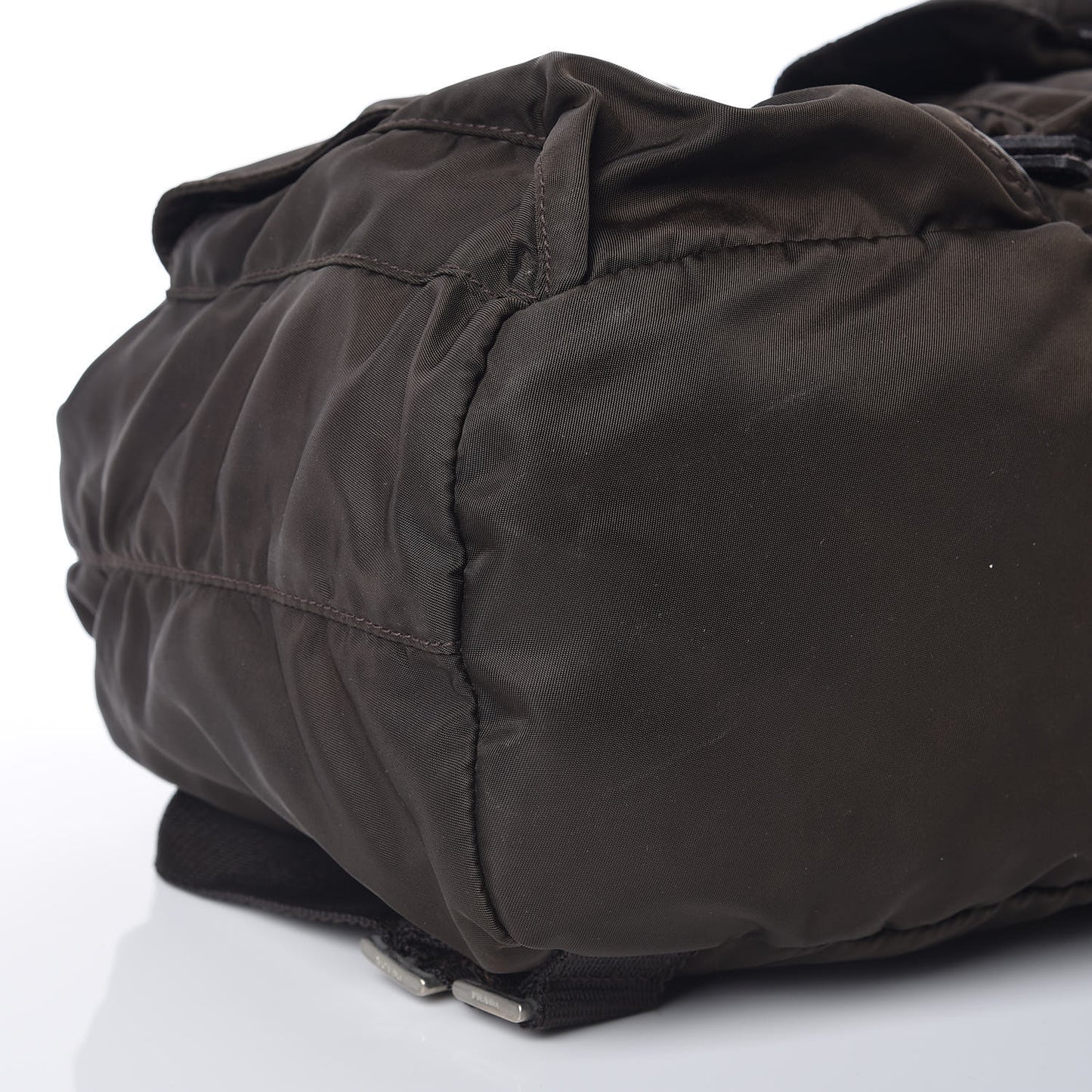 Nylon Vela Small Backpack Ebano
