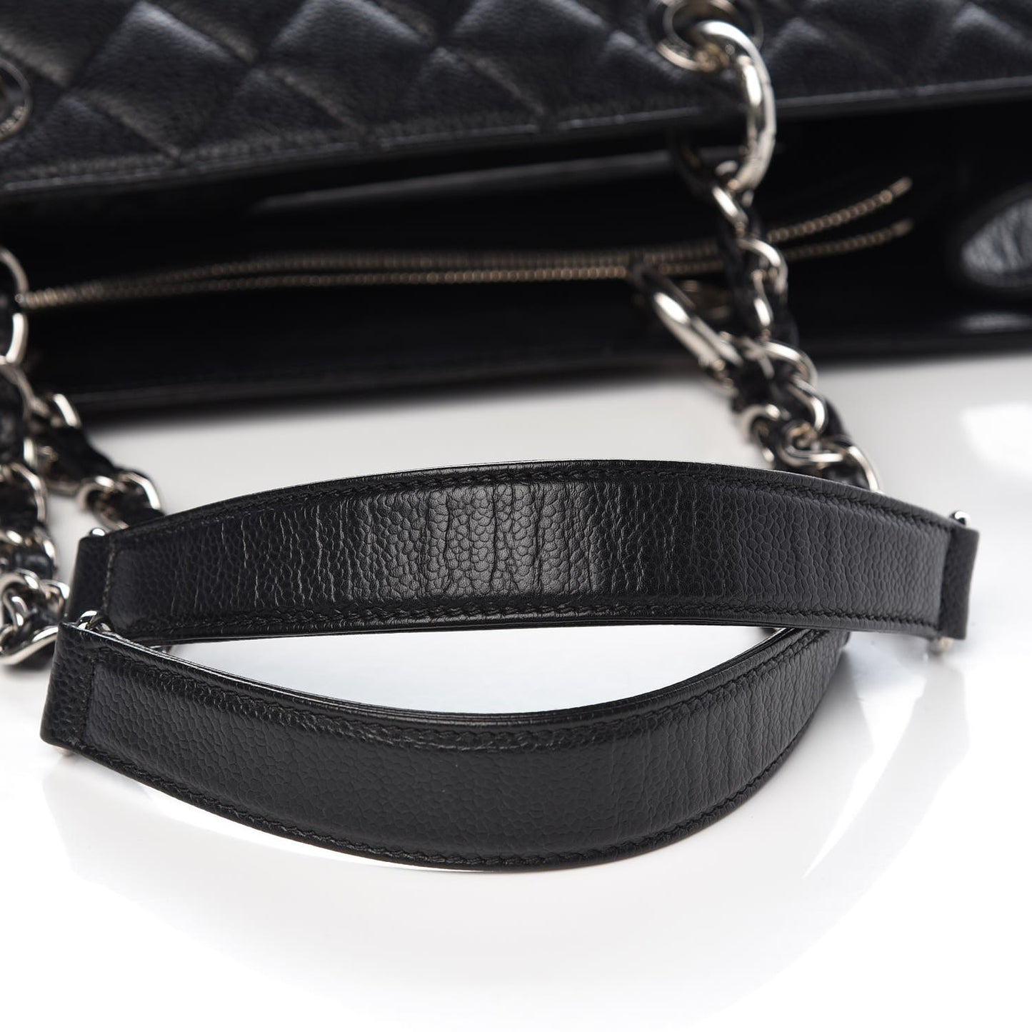Caviar Quilted XL Grand Shopping Tote GST Black