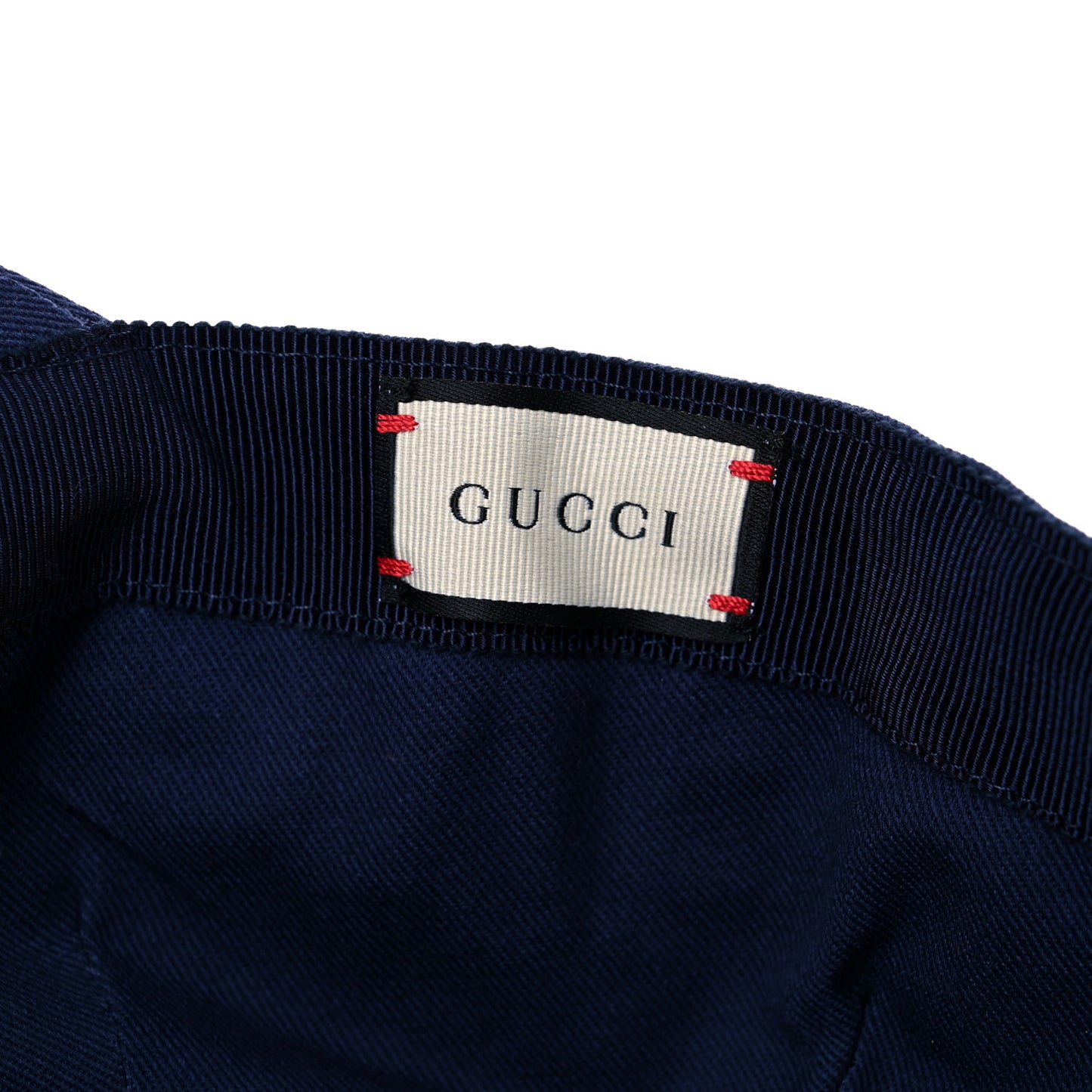 Cotton Loved Gucci Baseball Hat M Navy