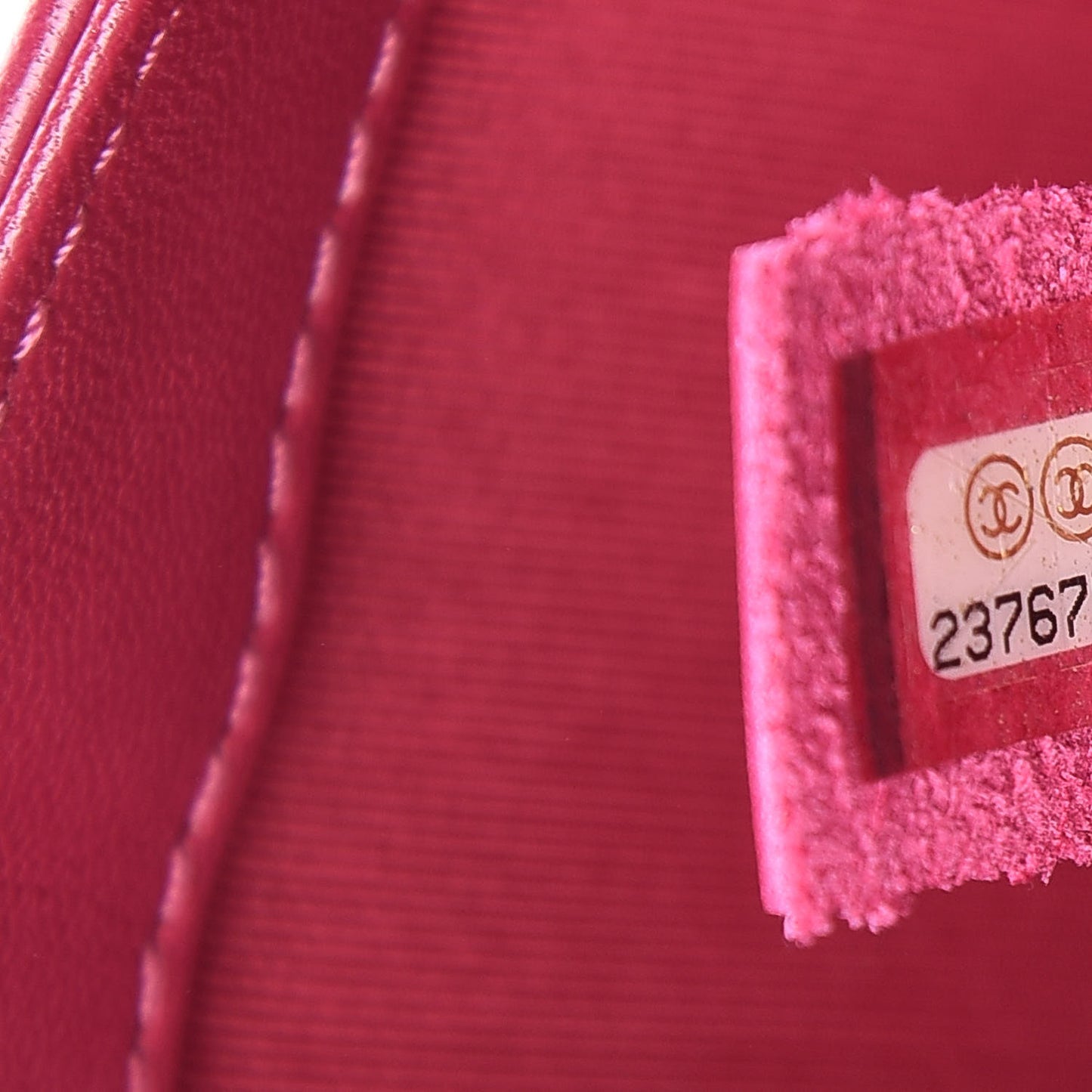 Lambskin Quilted Small Citizen Chic Flap Dark Pink