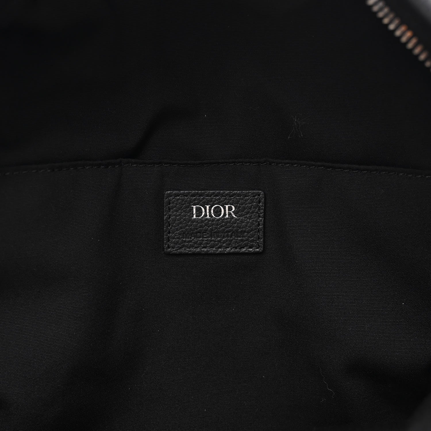 Christian Dior Oblique Calfskin Rider Kid's Backpack Beige Black 6 of 9