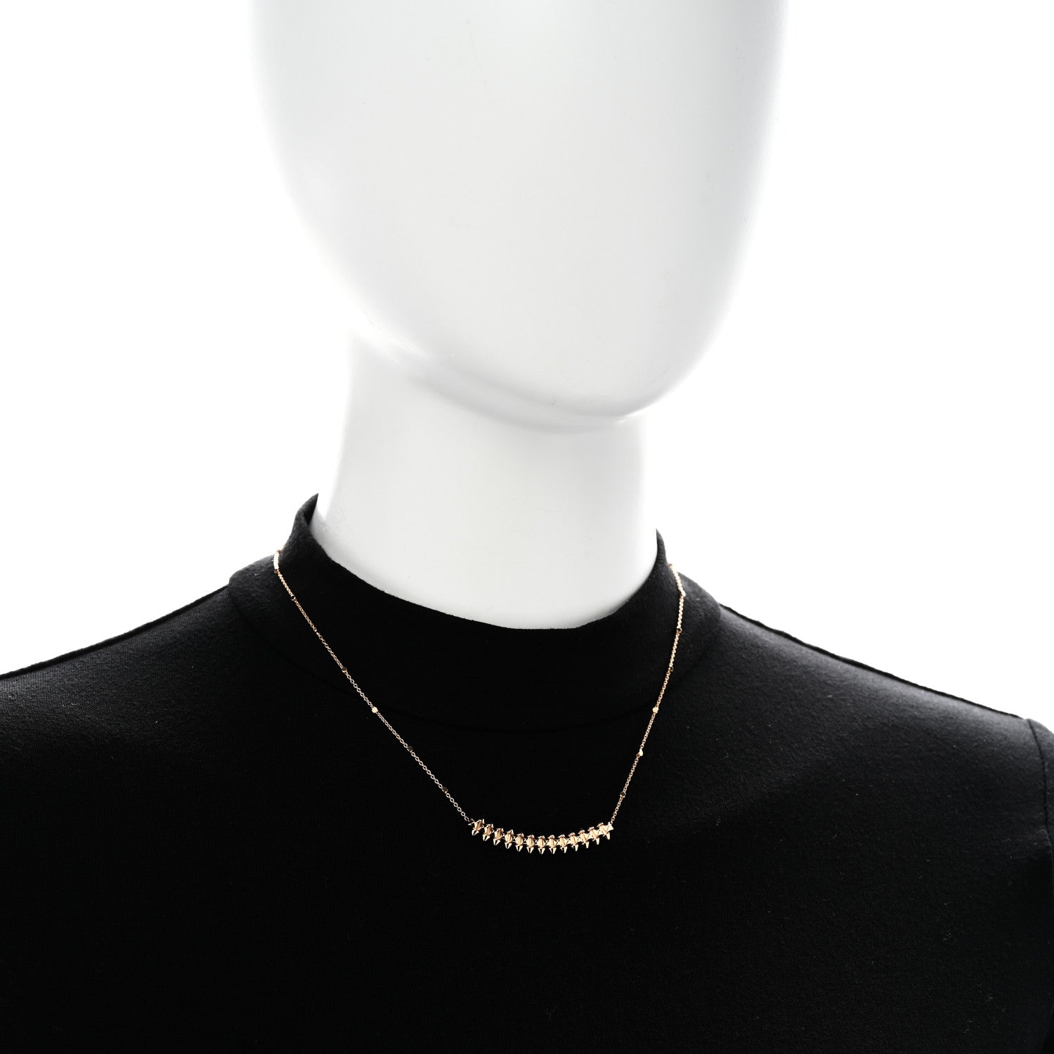 Cartier 18K Pink Gold Small Clash de Cartier Necklace 2 of 6