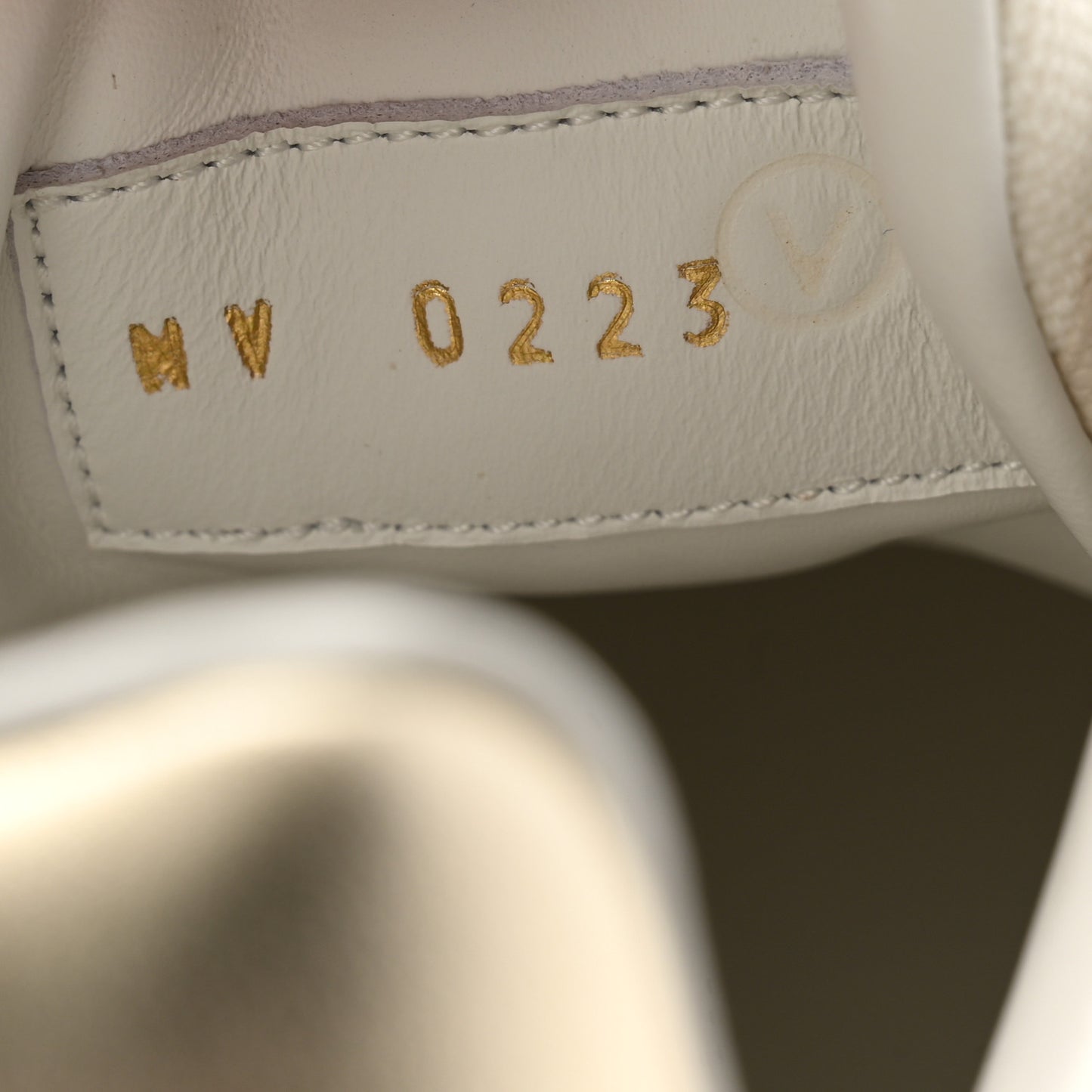 Monogram Calfskin Run Away Sneakers 38 Beige Gold
