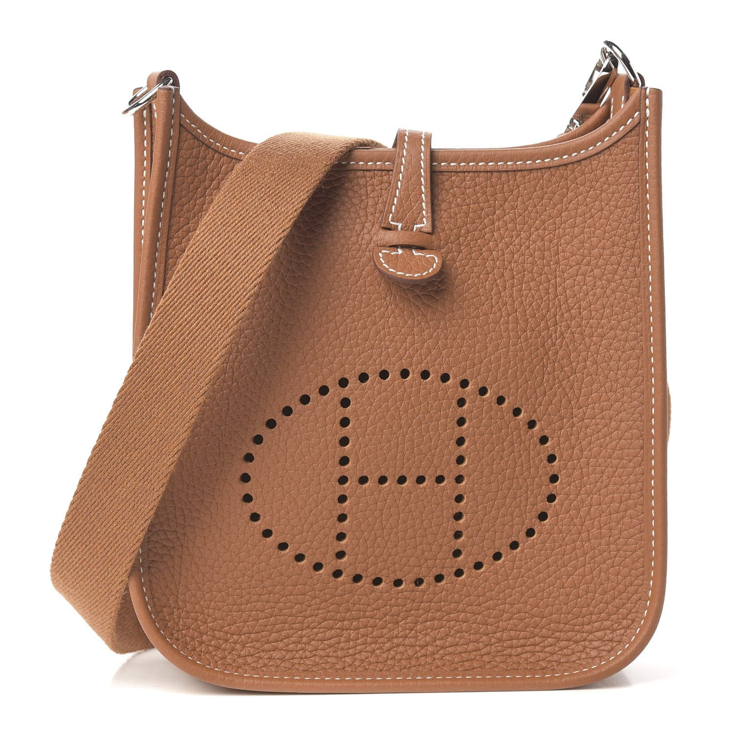 Hermes Taurillon Clemence Evelyne TPM Gold 1 of 10
