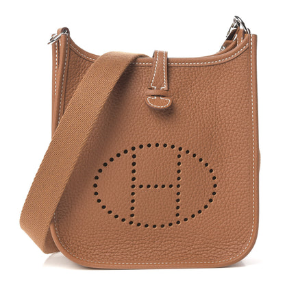 Hermes Taurillon Clemence Evelyne TPM Gold 1 of 10