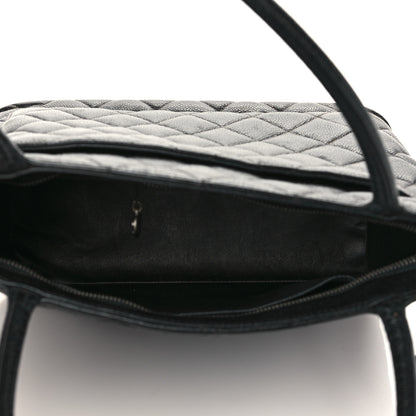 Chanel Caviar Quilted Medallion Tote Black 5 of 10