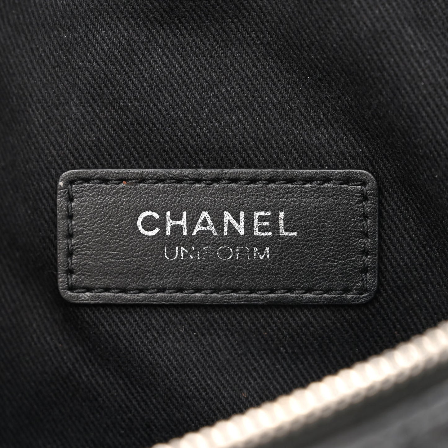 Lambskin Quilted Waist Belt Bag Black
